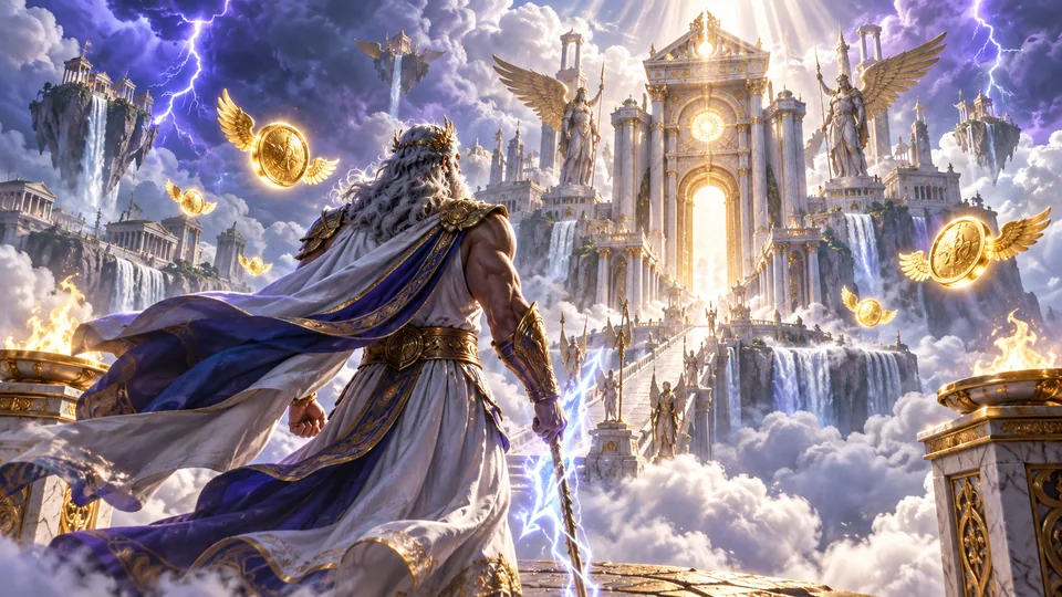 Gates of Olympus editorial artwork