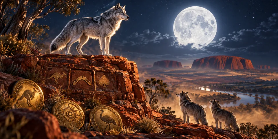 Wolf Gold editorial artwork